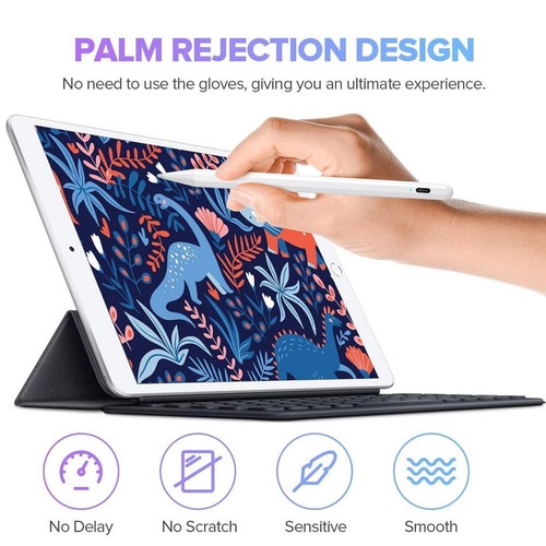 Stylus Pen Pencil For iPad 7th/8th/Mini 5/Pro 11&12.9''/Air 3rd/4th Drawing A - Afbeelding 10 van 17