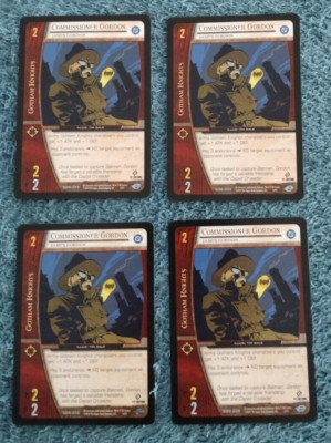 DC VS TCG DOR-009 Commissioner Gordon - James Gordon Uncommon x4