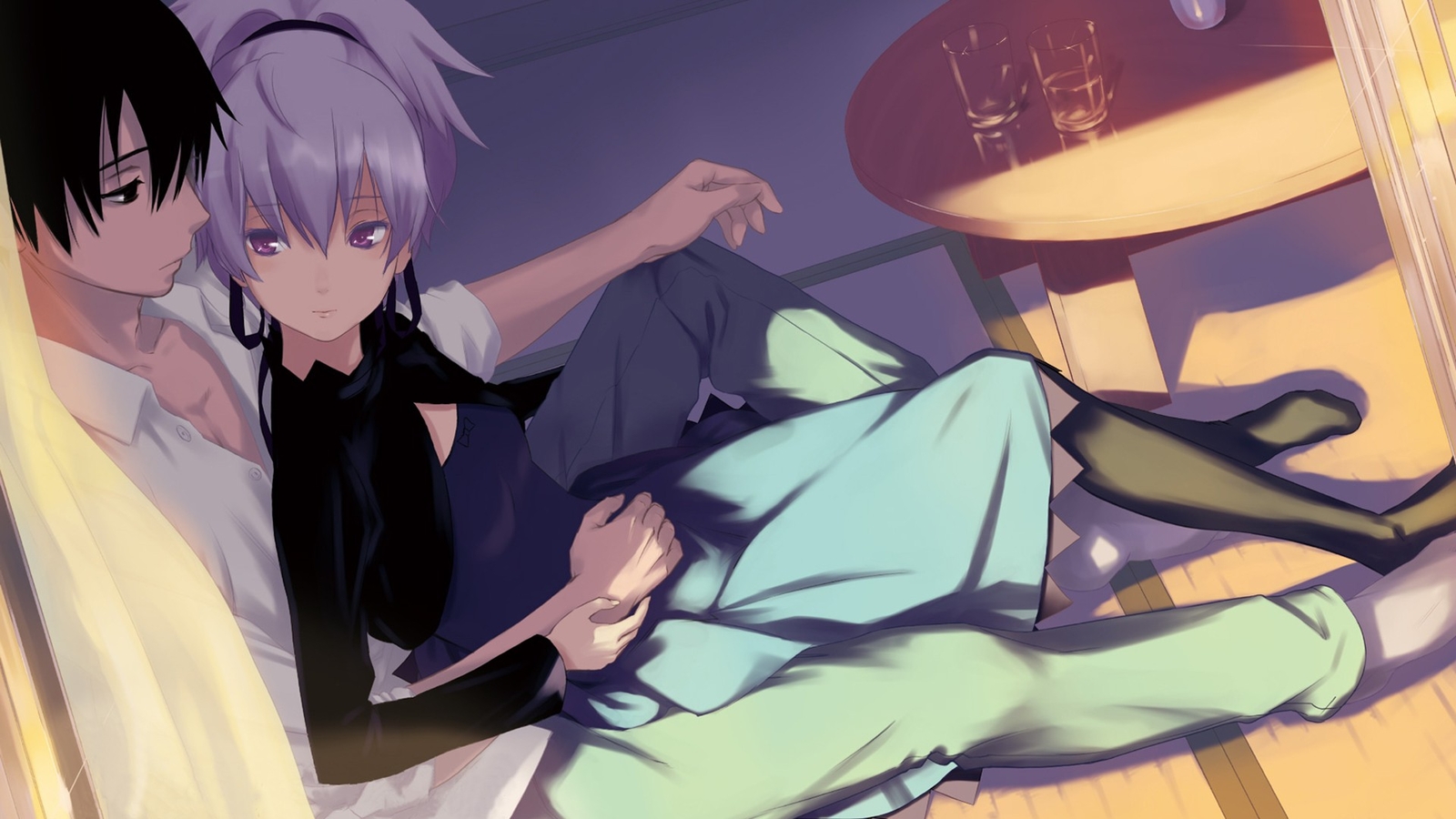 Anime darker than black hei Playmat Gaming Mat Desk