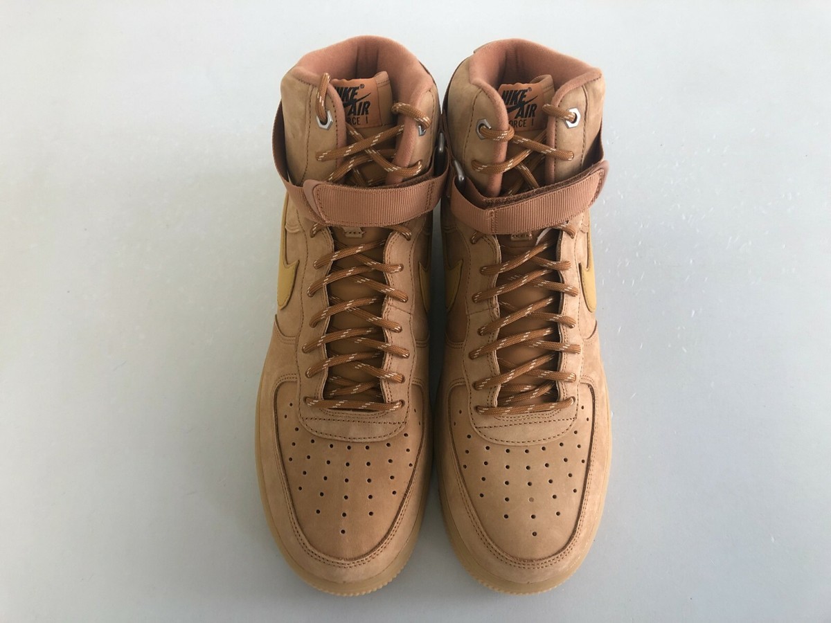 Nike Air Force 1 High '07 Flax/Gum Light Brown-Black-Wheat - CJ9178-200