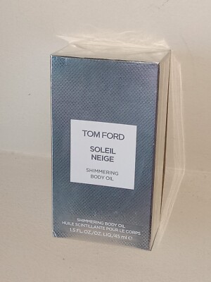 NIB NEW SEALED Tom Ford Soleil Neige Shimmering Body Oil 1.5 oz