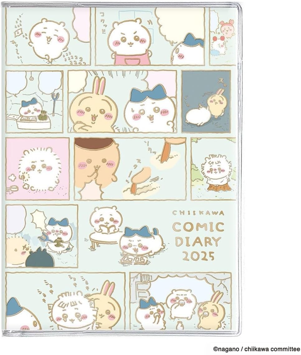 2025 CHIIKAWA Comic Design Weekly Datebook Schedule Diary B6