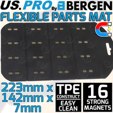 US PRO Magnetic Parts Mat Tray Flexible Strong Magnets Tool Organiser 223x142mm