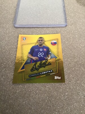 Topps EURO EM 2024 Sticker SVK SP - Stanislav Lobotka Star Player Gold Signature