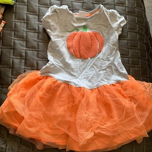 Gymboree-girls-size-2t-fall-pumpkin-dress