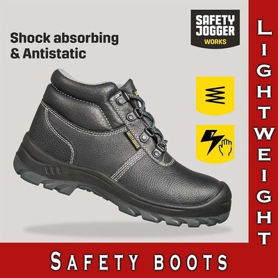 SAFETY JOGGER Sicherheitsstiefel BESTBOY Stahlkappe S3/S1P Arbeitsschuh Unisex UK 8