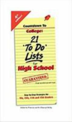 Countdown to College: 21 'to Do' Lists for High School