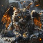 Diamond Painting - Diamant Malerei  - "Katze - Vollbild 40 x 40 cm" (0460)