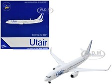 BOEING 737-800 AIRCRAFT UTAIR 1/400 DIECAST M...
