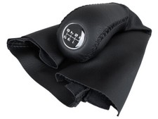 POMELLO LEVA DEL CAMBIO + CUFFIA 6+R NERO PER MERCEDES W211 E-CLASSE 02-08