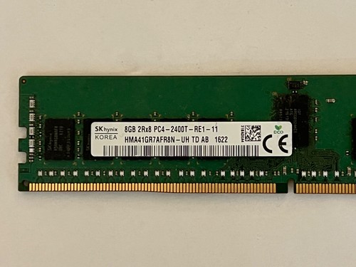 SK Hynix 8GB PC4-2400T DDR4 2400MHz ECC Registered Server RAM HMA41GR7AFR8N-UH - Picture 2 of 3