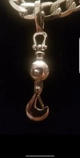 Crane Hook  Pendant  With Necklace , Stainless Steel 316L Unique Gift