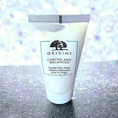 Origins Checks And Balances Frothy Face Wash New Without Box 1 Oz 30 Ml