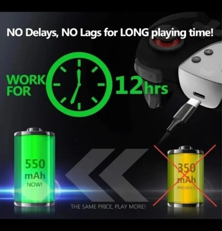 PC & NintendoSwitch Controller Compatible with Switch, Switch lite, OLED Pro Pad - Image 3 of 4