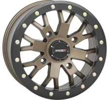 SYSTEM 3 Bronze 15x7, 4/137, 5.5+1.5 Off-Road SB-4 Beadlock Wheels 15S3-3237