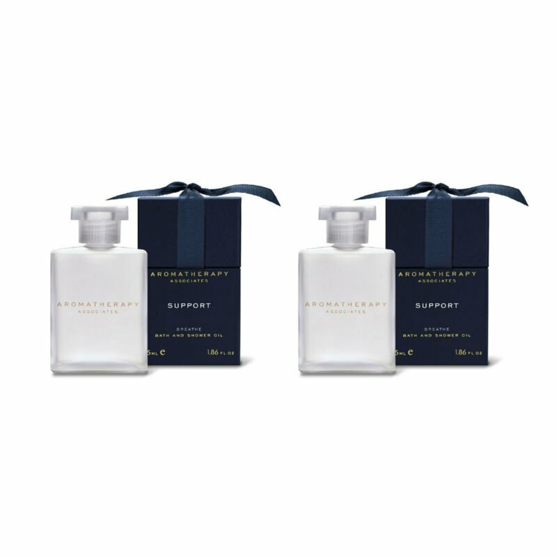 2X Aromatherapy Associates Support Breathe Bath and Shower Oil 1.86oz