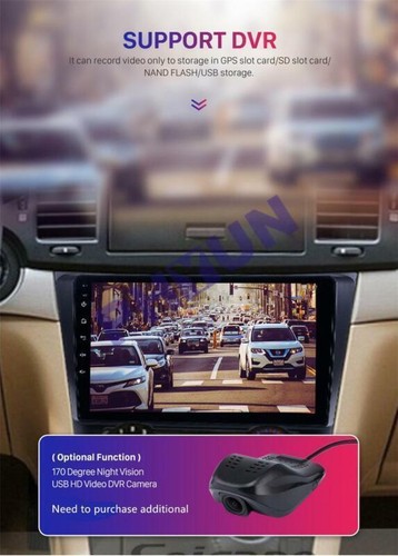 9" Android 10 Car Radio 1GB+16GB GPS Navigation For Chevrolet Epica 2006-2012 - Picture 8 of 12