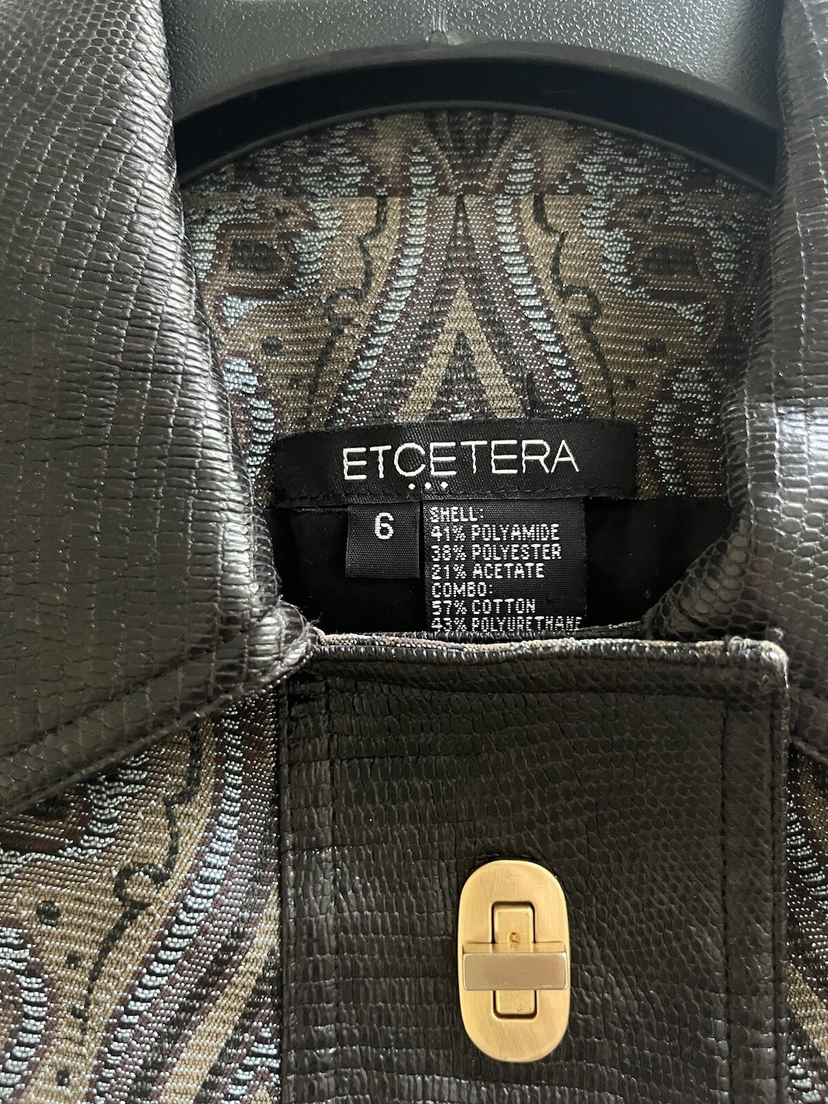 Etcetera Womens Long Button Up Designed Jacket 6 - image 2