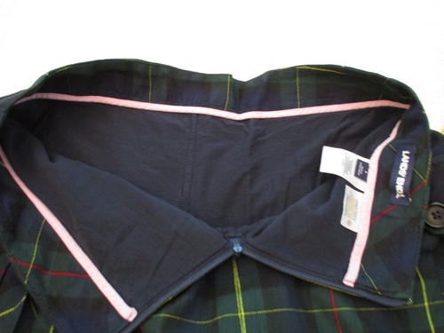 Lot of 2 Lands End Skirt Girls Size 8 Plaid Multicolor School Uniform Skort - Picture 4 of 9