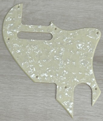 For Fender US Tele F Hole Thinline Guitar pickguard,1 Ply Cream Pearl