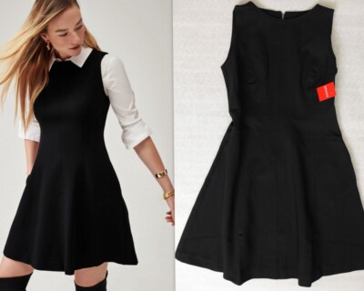 Spanx Dresses | Spanx The Perfect Fit & Flare Dress Classic Black Nwt | Color: Black | Size: S | Stefaniekay1'S Closet