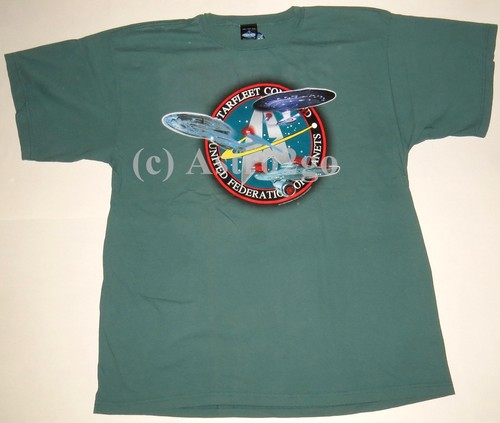Star Trek-U.S.S. Camiseta Enterprise (3 versiones) Doble cara ¡NUEVA! Talla XXL - Imagen 2 de 5