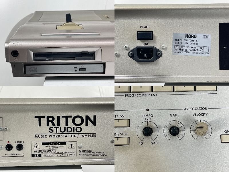 KORG Synthesizer TRITON STUDIO V2 With Foot Pedal Working KORG Synthesizer TRITON STUDIO V2 With Foot Pedal Working