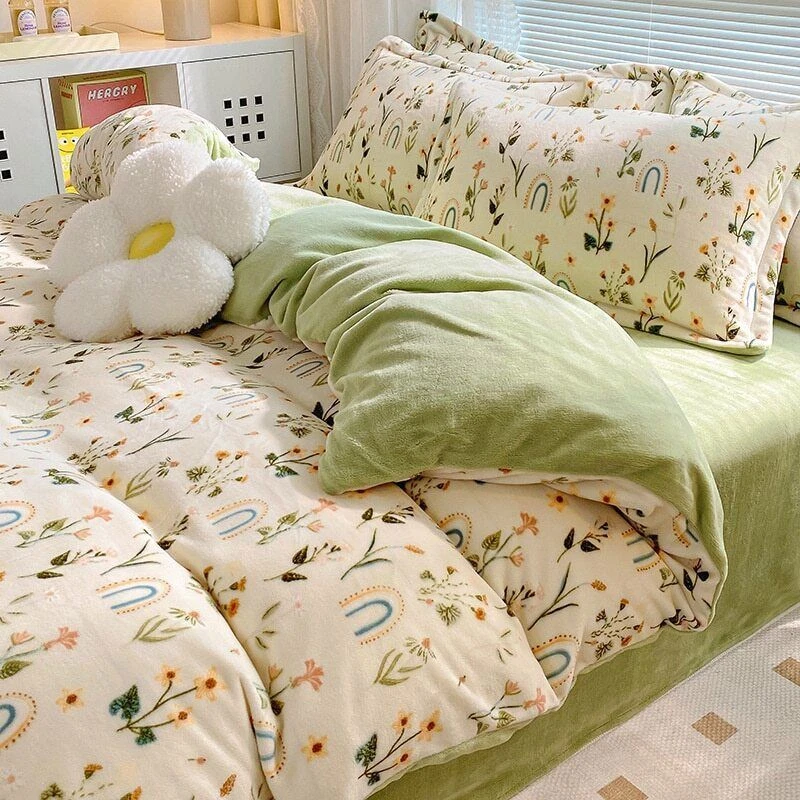 71 Home Textiles Bedding Set Bedclothes include Duvet Cover Bed Sheet  Pillowcase Comforter Bedding Sets Bed Linen