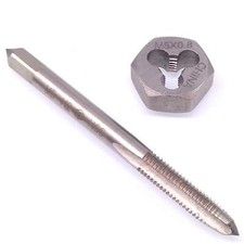 US Stock HSS M5 x 0.8mm Tap & 5 x 0.8mm Hexagon Die Metric Thread Right Hand Set