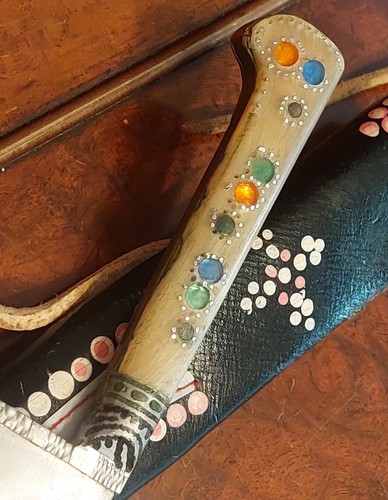 UZBEK NATIONAL KNIFE PCHAK PICHOK CHUST SOVIET UNION PERIOD 1980's UZBEKISTAN - Picture 12 of 12