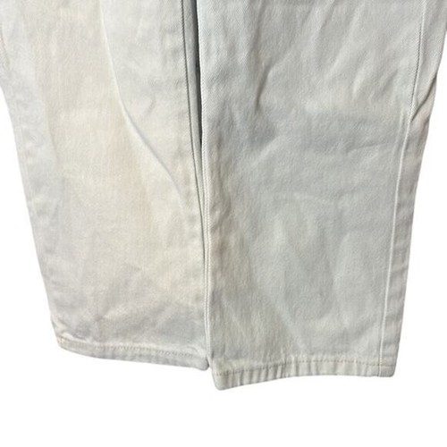 Cotton On Ladies White Long Staright Leg Jeans, Front & Back Pockets, Size 4 NWT - Picture 6 of 6