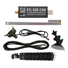 RTL-SDR Blog V3 RTL2832 1PPM TCXO HF BiasT SMA Software Defined Radio + Antennas