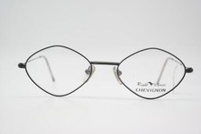Occhiali vintage CHEVIGNON MISTY neri montatura angolare eyeglasses