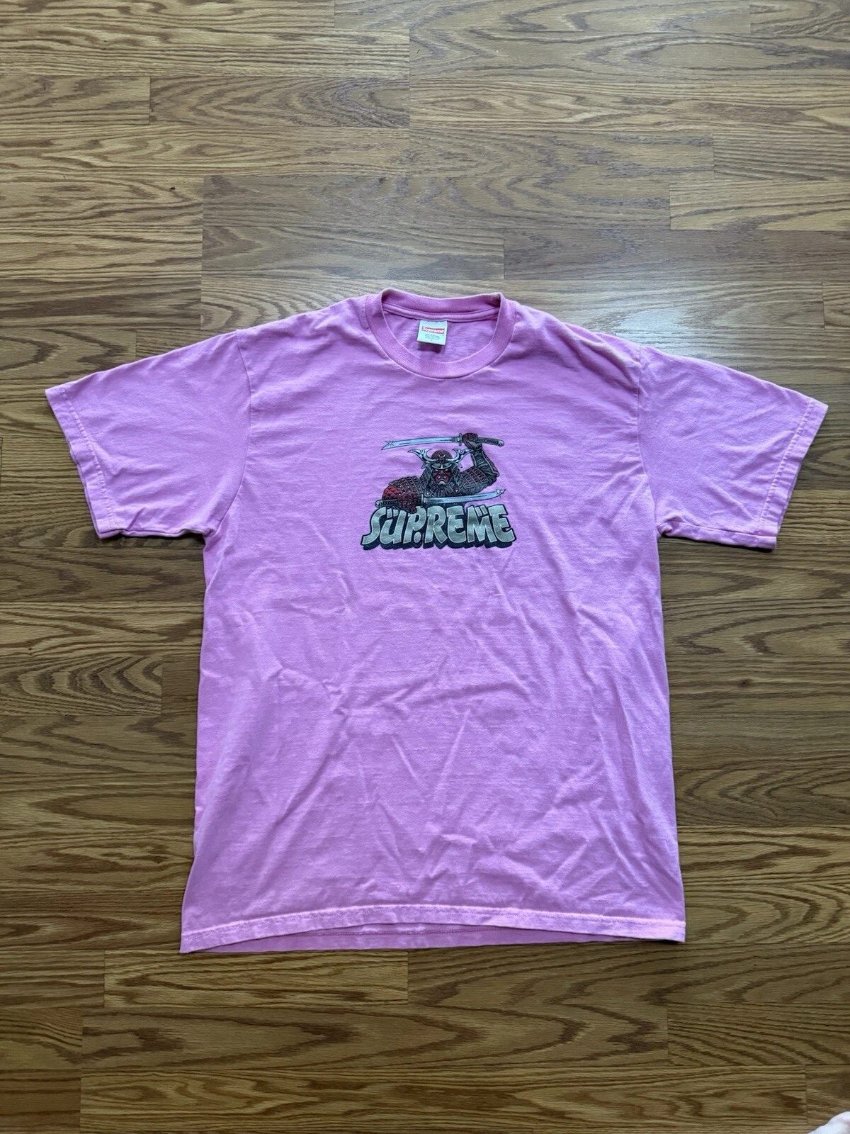 Tee shirt Supreme Samouraï rose clair taille L