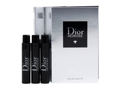 DIOR HOMME EDT 1.0ml .03fl oz x 3 COLOGNE SPRAY SAMPLES