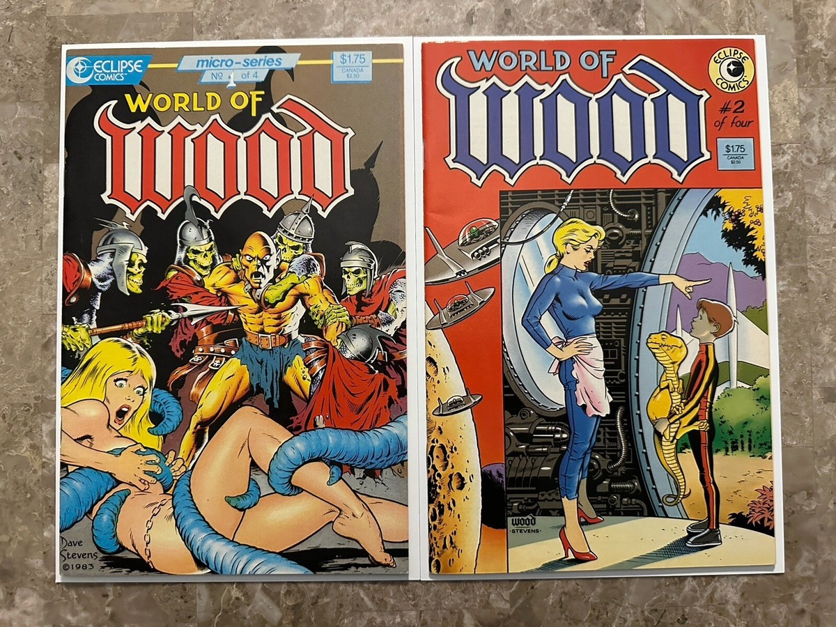 COMICS・NEWS 100枚　1986～2003　special price World of Wood #1 VF- & #2 VF+ (Eclipse Comics April 1986) | eBay