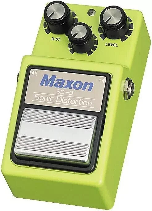 Maxon Sonic Distortion イエロー Maxon SD-9 Sonic Distortion – Motor City Guitar