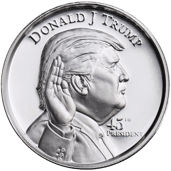 45th President 2 oz .999 Fine Silver High Relief Round | eBay
