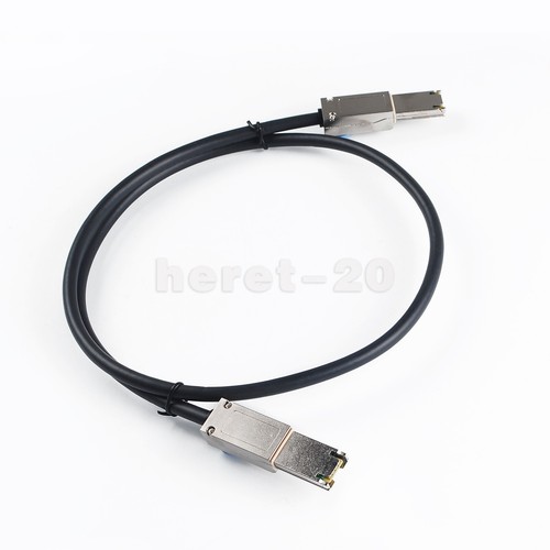 Mini-SAS SFF-8088 to SFF-8088 26 PIN Mini SAS Meter Cable Black 3.3FT - Picture 8 of 12