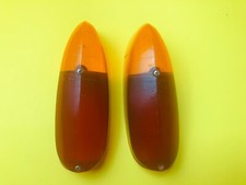 VW Type 3 Notchback 1500 1600 Hella Tail light Lens Set with Cracks