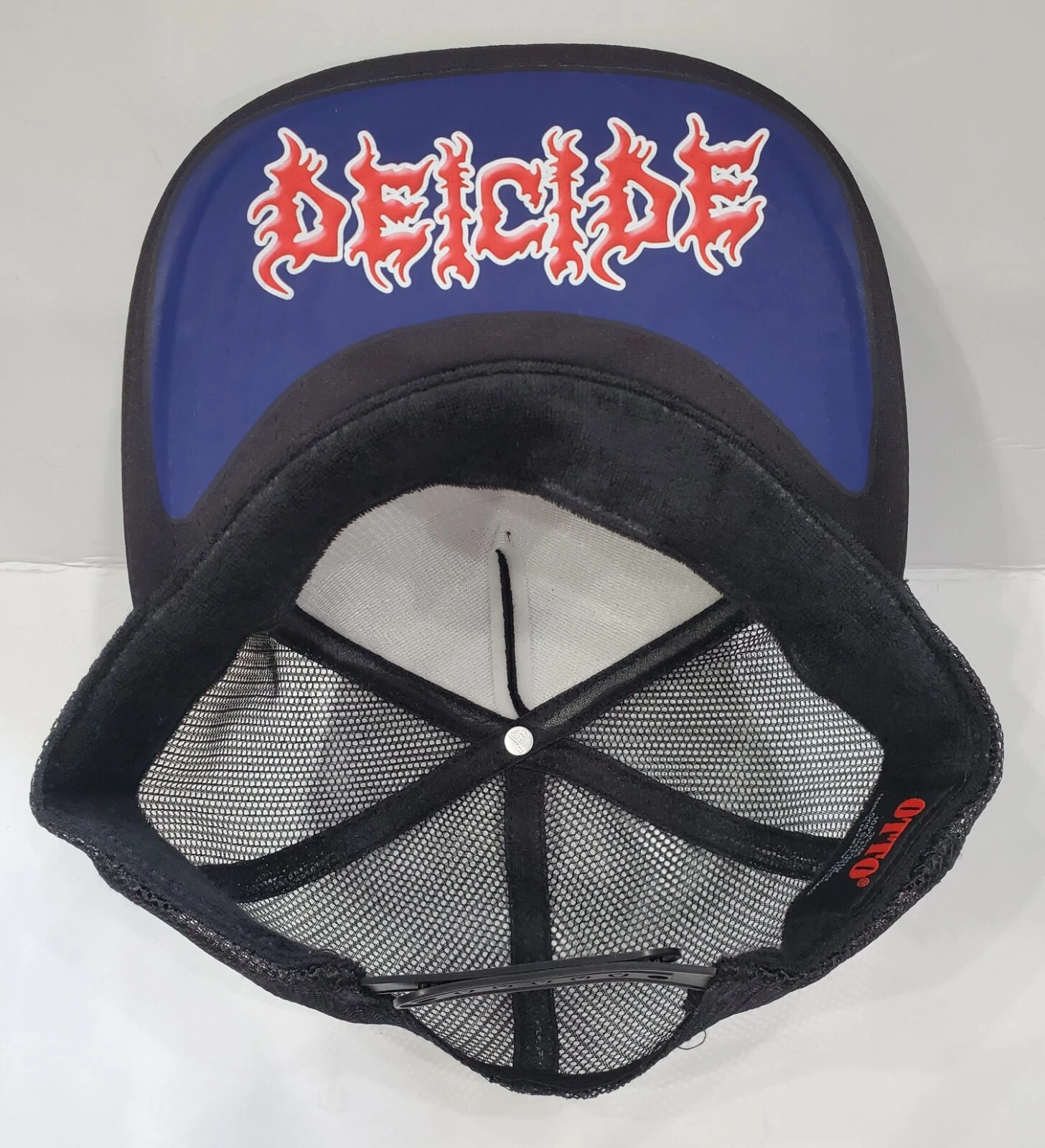 5Panel Metal Head Black Death Thrash Colors Red White Deicid Trucker Adjustable
