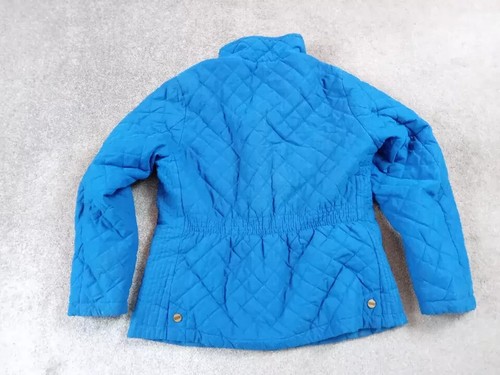 Per Una Quilted Jacket - Womens Stormwear Size Large - Blue Padded Pit-pit 20" - Picture 24 of 24