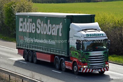Truck Photo 12x8 - Scania R450 - Eddie Stobart 'Inez Morah' - PO18 NWF