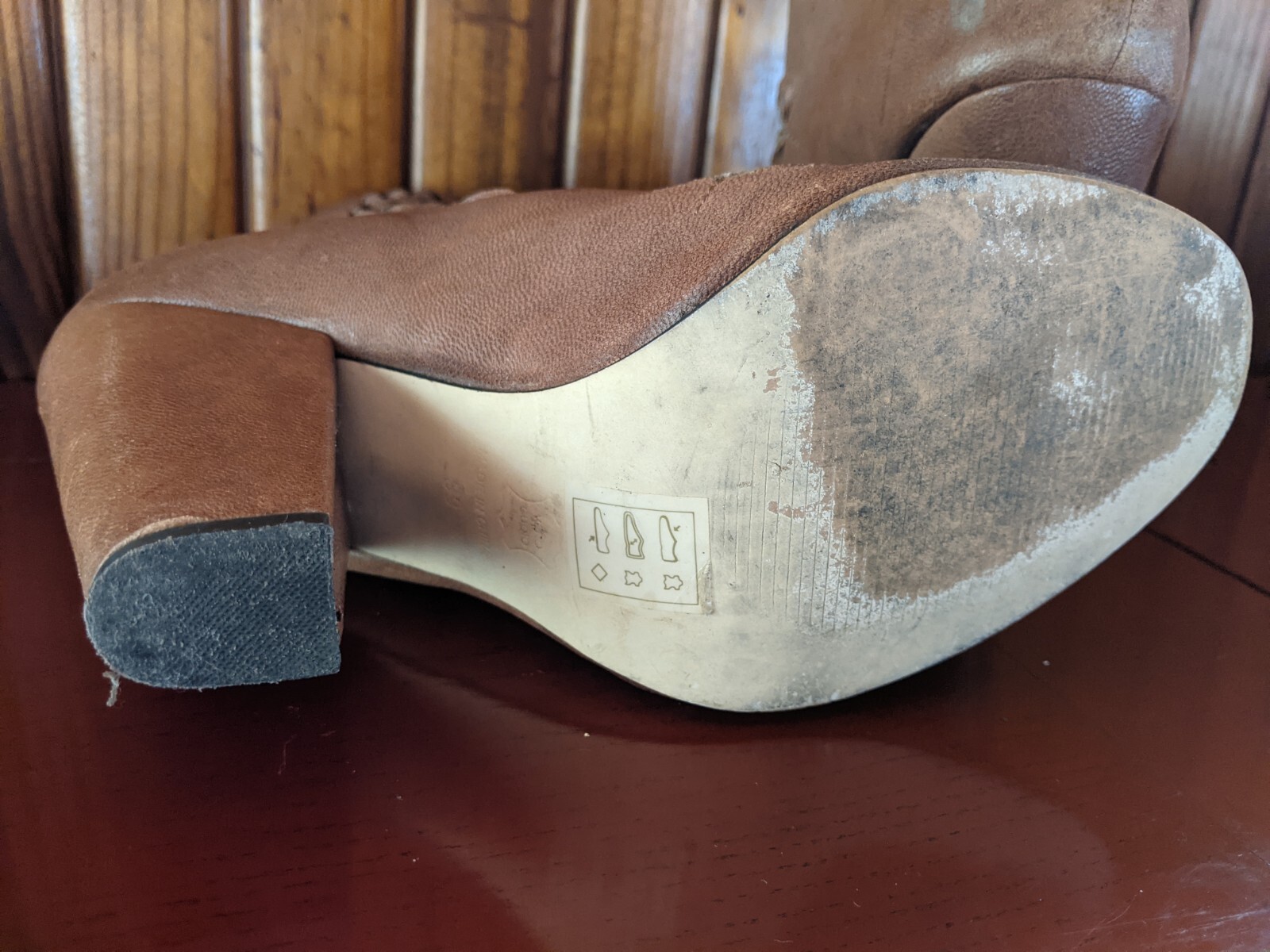 SENSO DIFFUSION LEATHER UPPER&LINING SIZE 39 BOOT… - image 11