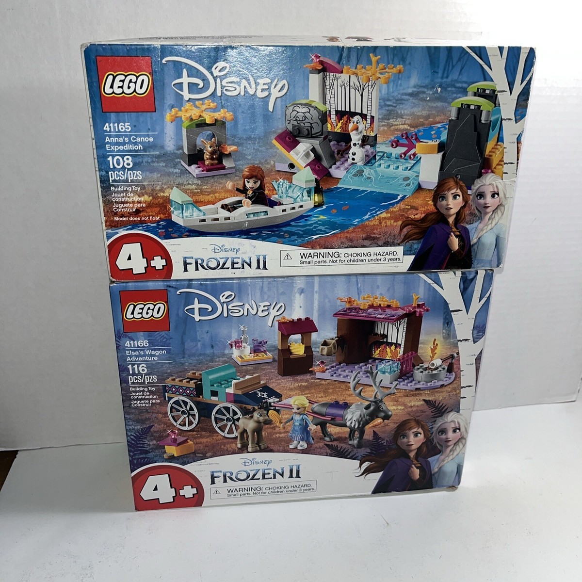 LEGO Disney Frozen II 41166 Elsa's Carriage 41165 Anna’s Canoe NEW SEALED