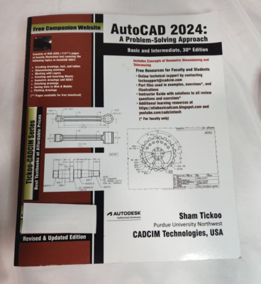 AutoCAD 2024: A Problem-Solving Approach, Basic and Intermediate, 30th Edition