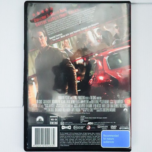 Jack Reacher (DVD, 2012) Tom Cruise, Rosamund Pike - Action Conspiracy Thriller - Picture 2 of 6