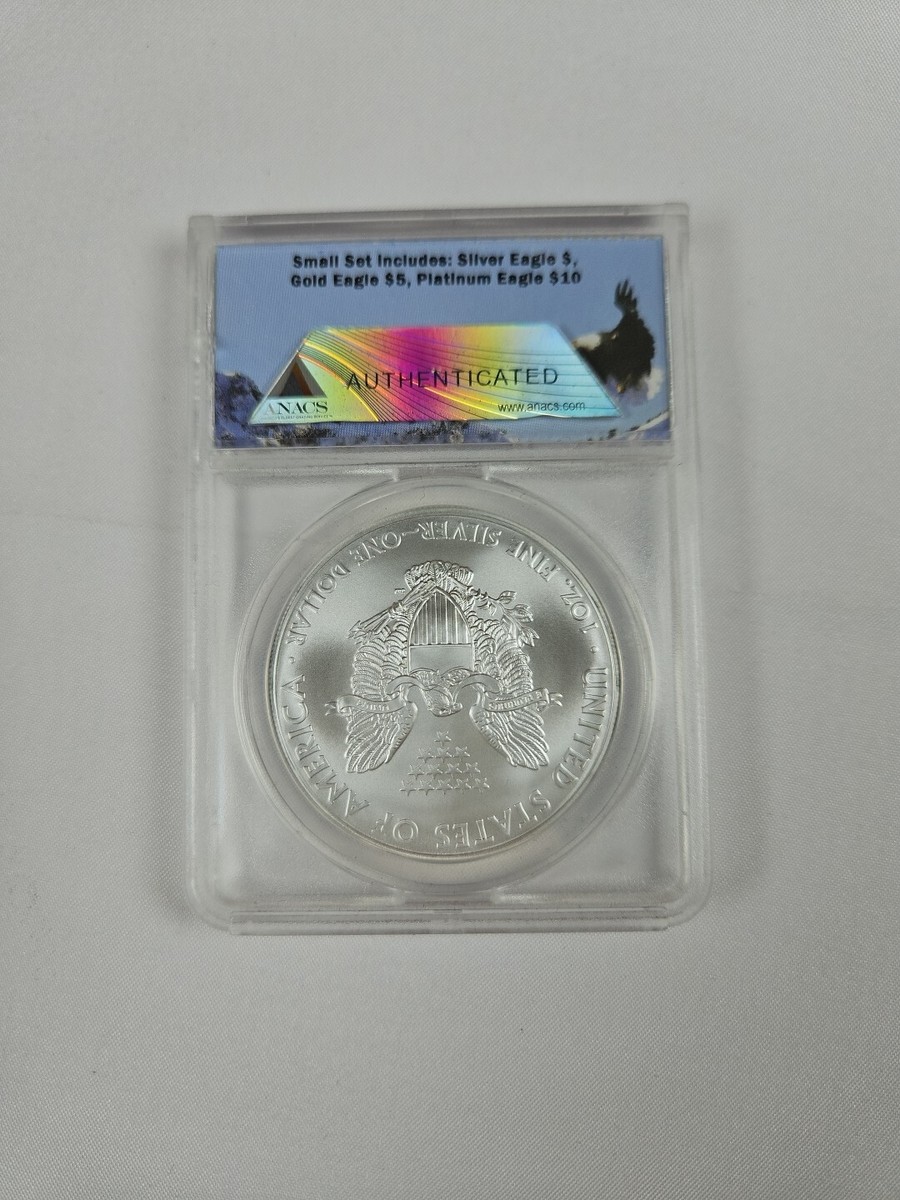 2008 American Silver Eagle - Tri-Metal Set -A First Strike Coin