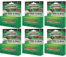 6 Pack Spectracide Japanese Beetle Trap Bag A Bug Replacement Lure Bait HG-16905
