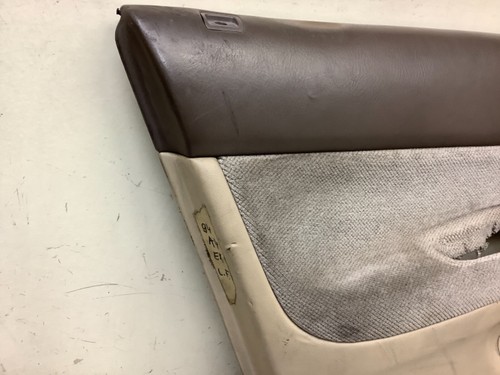 94-97 Accord 4Dr Left Driver Side Front Door Panel Lining Ivory/Brown Cloth OEM - Picture 2 of 11